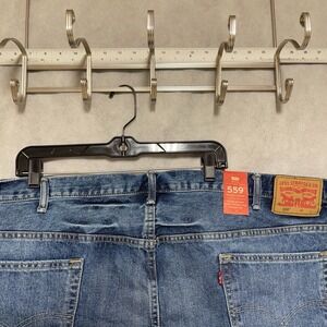 NWT Levi's 559 Jeans Men 52X32 Big Tall Blue Denim Loose Relaxed Grunge Straight